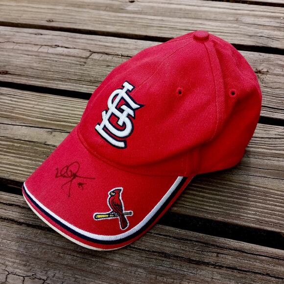 Autographed Mark McGwire Baseball Cap JSA COA Vintage St Louis Cardinals Hat TEI - Picture 5 of 11